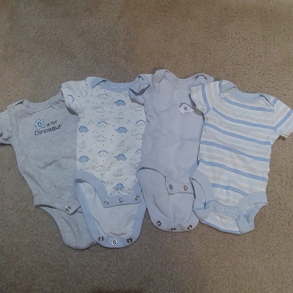 4 pack dinosaur onesie